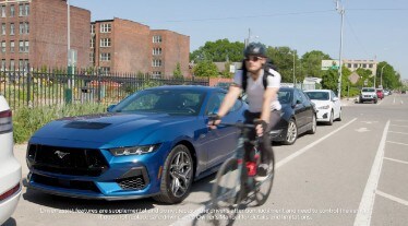 Mustang Exit Warning